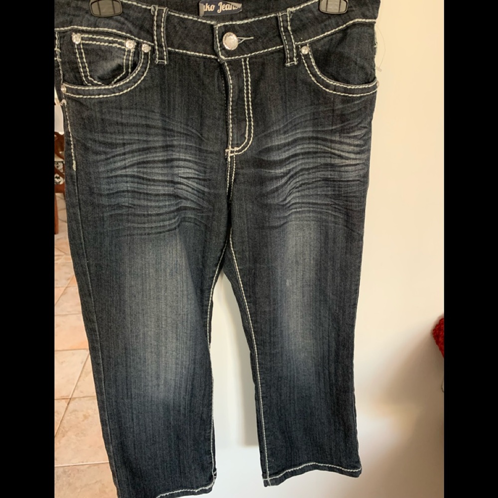 Suko jeans  bling bling woman’s capri size 8